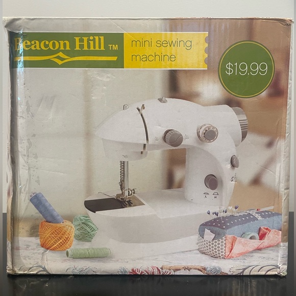 Beacon Hill White Mini Sewing Machine-LIKE NEW (used once) - Picture 3 of 7